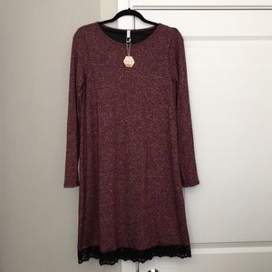 Pinkblush long sleeve dress